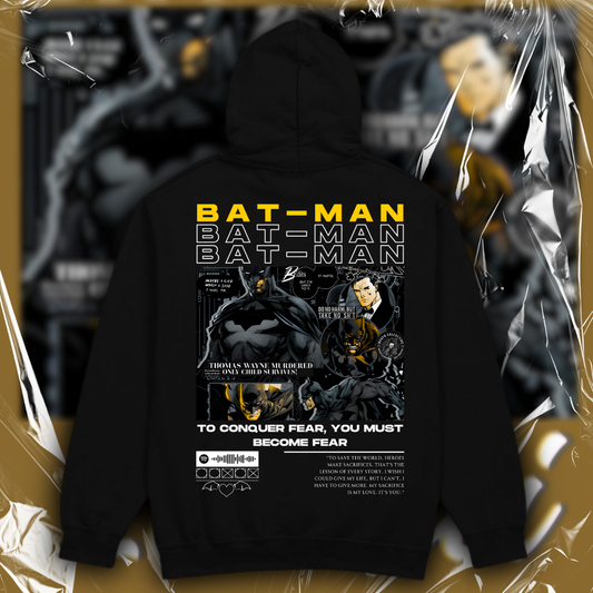 Luvetti™ Bat-Man Kişiye Özel Tasarım Hoodie