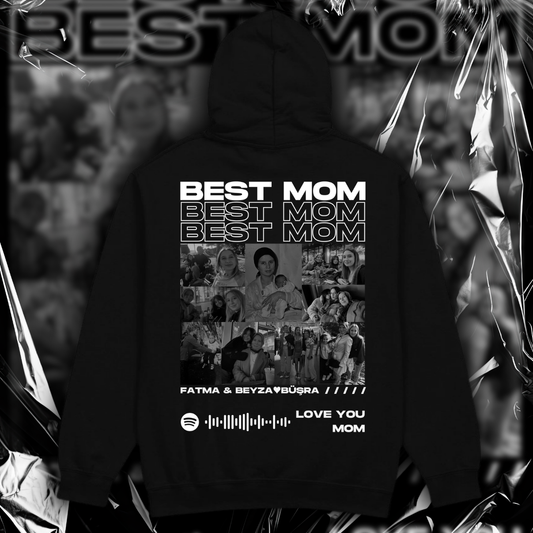 Luvetti™ Love You Mom Özel Tasarım Hoodie